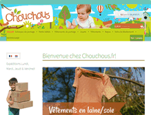 Tablet Screenshot of chouchous.fr